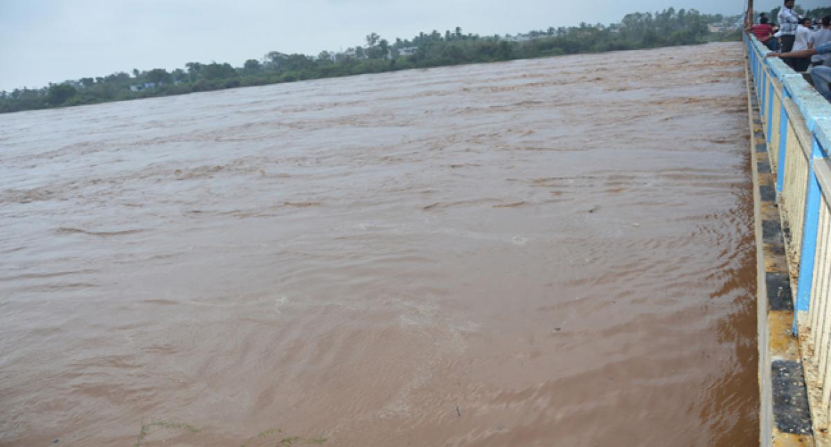 Nagavali flood banks works at snail’s pace