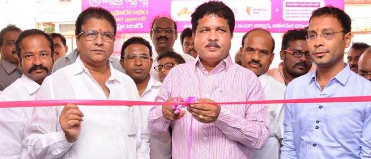 MLA inaugurates Nakshatra fashion store at Nizampet