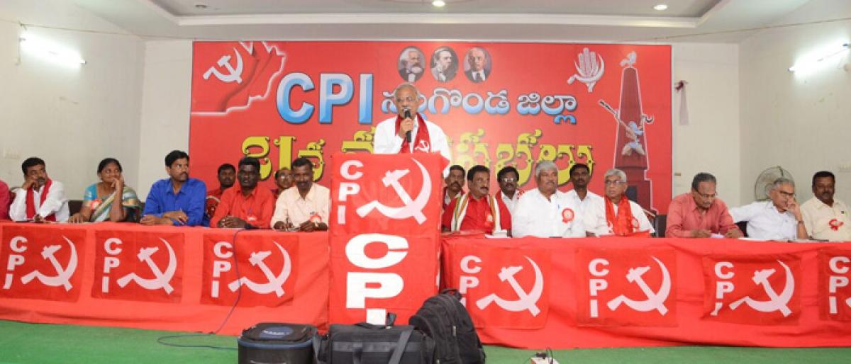 Govt not serious about irrigation projects: CPI