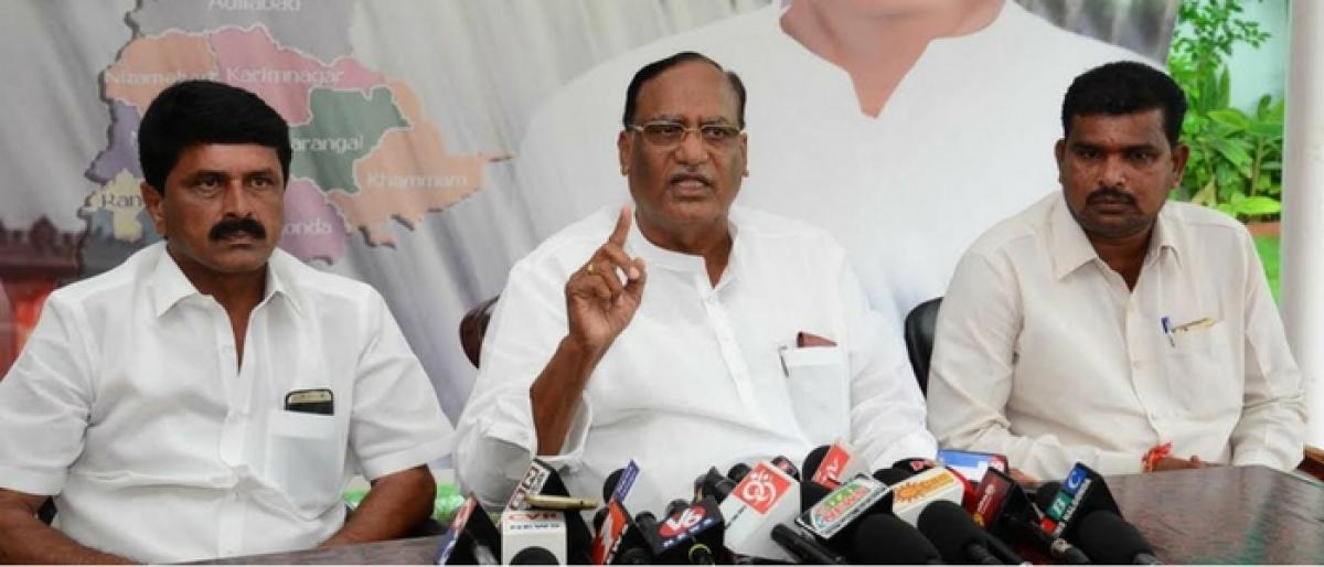 Gutha flays Kodandaram for remarks on Dindi project