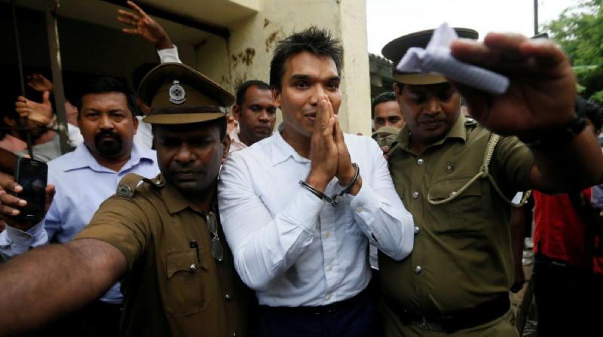 Sri Lankan ex-president Mahinda Rajapaksas son arrested for anti-India stir