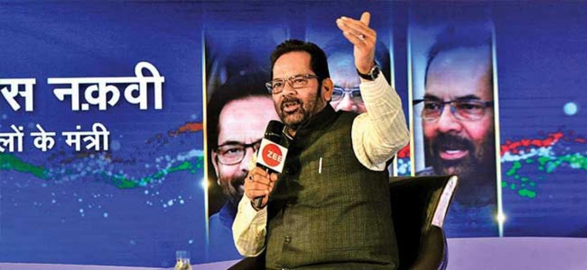 Naqvi credits Modi government as 131 minority youth selected in Civil Services