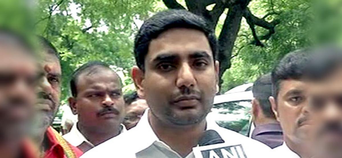 Nara Lokesh for IT hub in Andhra Pradesh