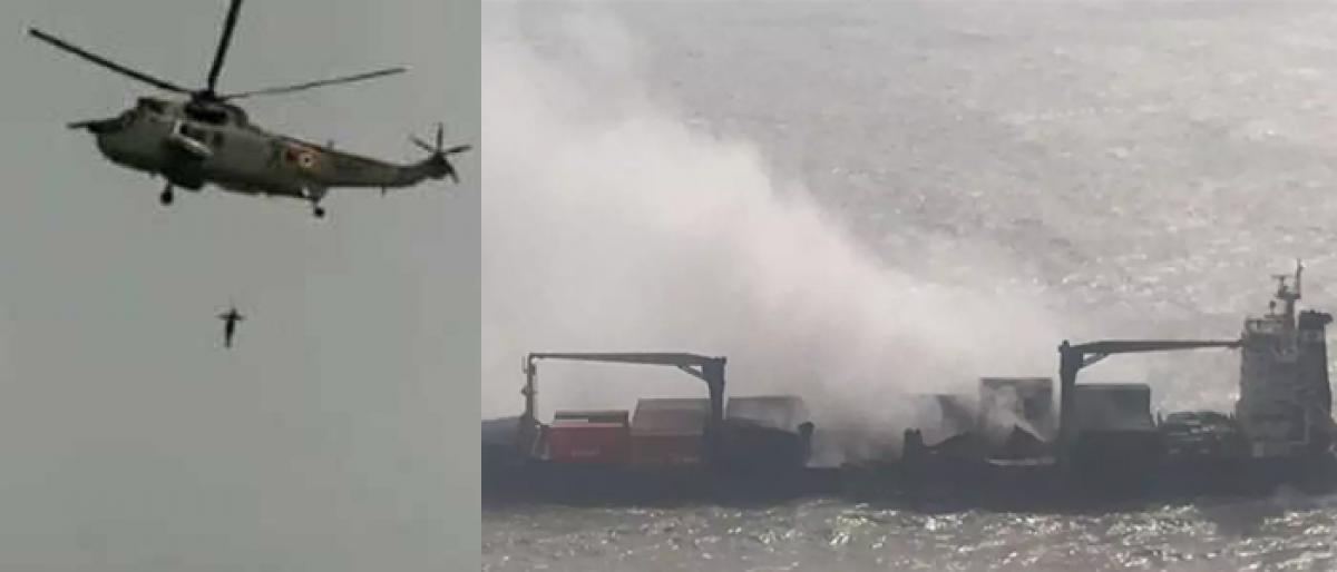 Navys Daring Operation stops Vessel from Drifting towards IMBL