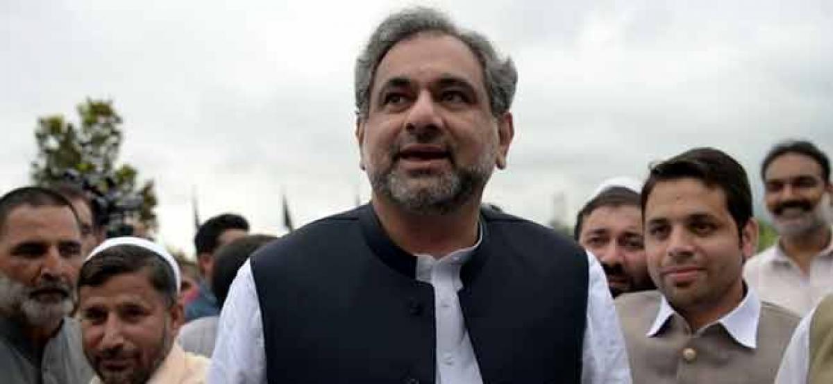 Pakistani lawmakers elect Shahid Khaqan Abbasi to replace disqualifed Nawaz Sharif as Pak PM