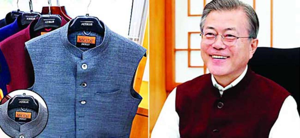Vests gifted to South Korean Prez were ‘Modi Jackets’ and not traditional Nehru jackets as claimed by some, says company