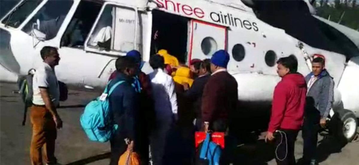 Over 340 stranded Indian Kailash Mansarovar pilgrims evacuated from Nepals Simikot