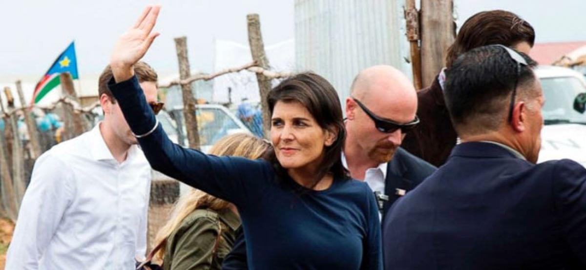 South Sudan: Nikki Haley evacuated from U.N. camp amid protests