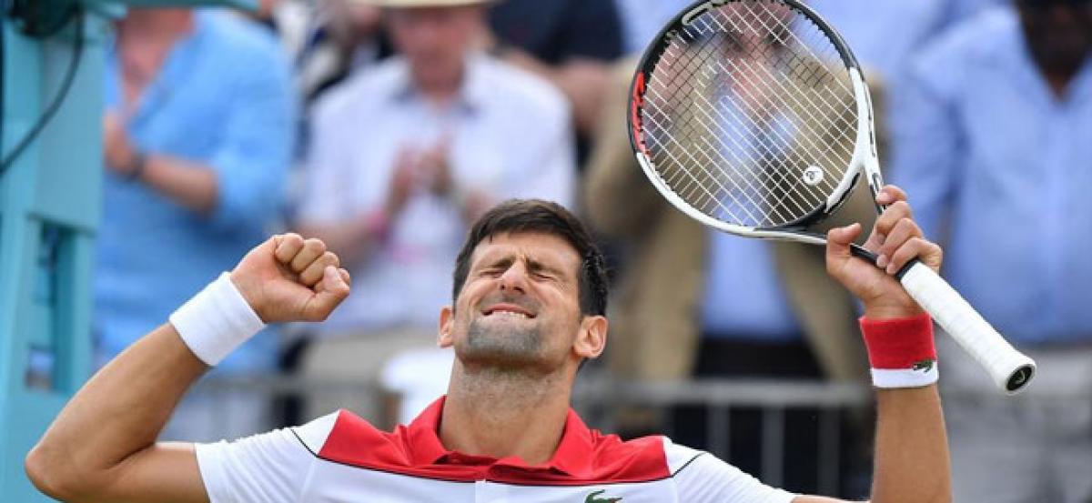 Novak Djokovic ends 12-month drought, to face Marin Cilic in Queen’s final