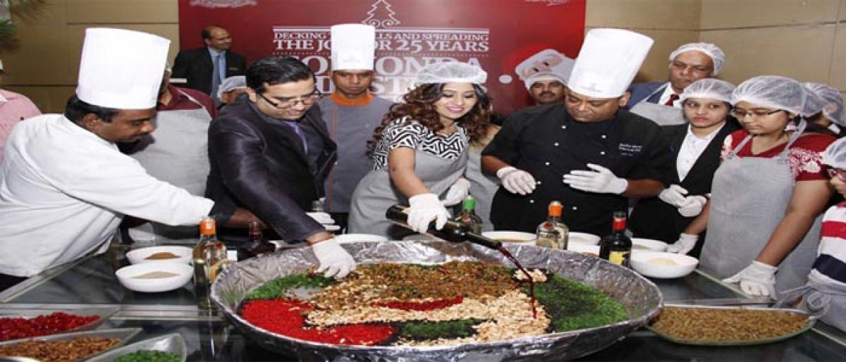 Novotel ushers in Christmas Spirit with Cake Mixing