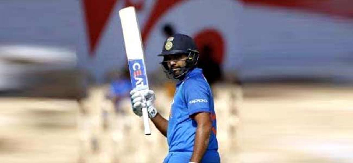 4th ODI:  Rohit, Rayudu help India post a daunting 377/5