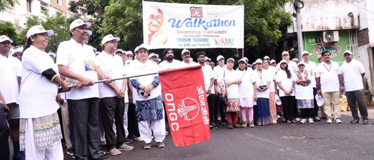 ONGC organises Swachh Walkathon in Rajamahendravaram