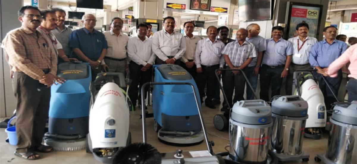 ONGC donates cleaning equipment to RTC