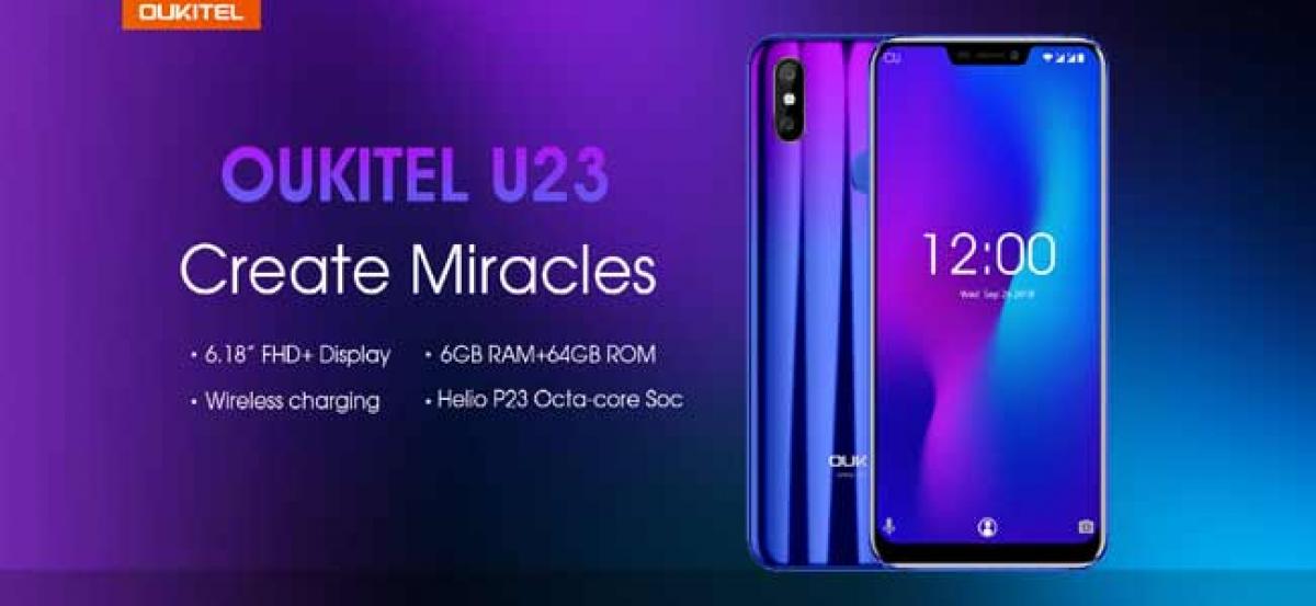 OUKITEL New Flagship U23 Leaks: Stunning Gradient Color Design with Helio P23 Soc