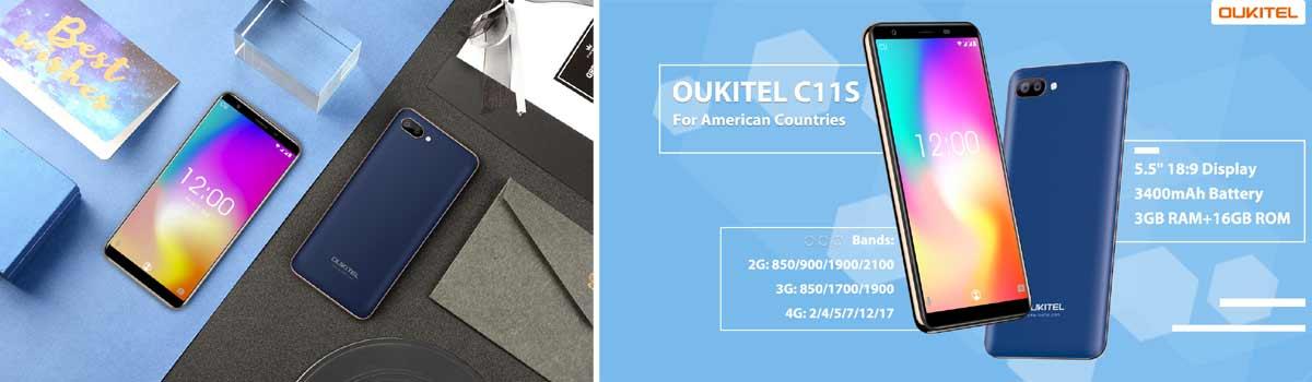 OUKITEL C11 Pro Gets a New Version C11S for American Countries, 5.5 inch Display with 3400mAh Battery