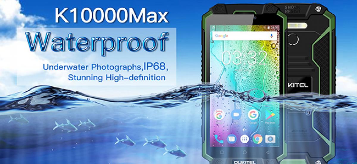 OUKITEL K10000 Max starts, 10000mAh battery with unbelievable IP68 Waterproof