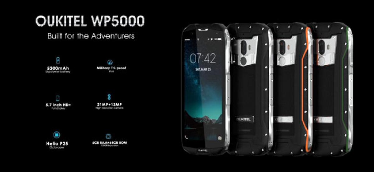 More Than Just Another Rugged Smartphone, OUKITEL WP5000 displays a new trend for tri-proof smartphones