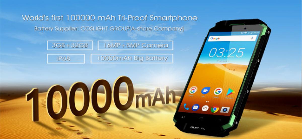 OUKITEL K10000 MAX Official 3D video released, 10000mAh battery from A-share company COSLIGHT