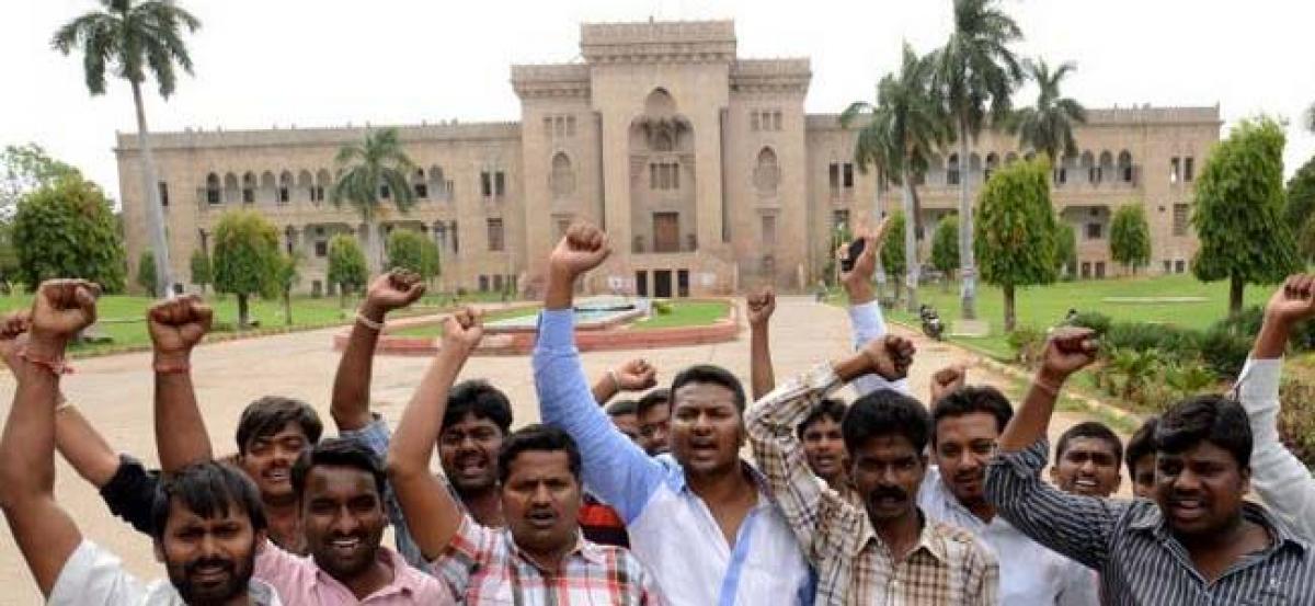 Hyderabad: OU Students hold Pragati Avedana Sabha against TRS public meeting
