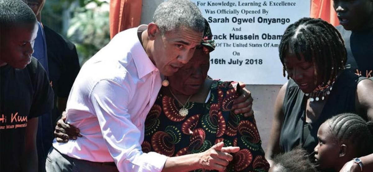 Watch: Barack Obama dances to a traditional tune in Kenya
