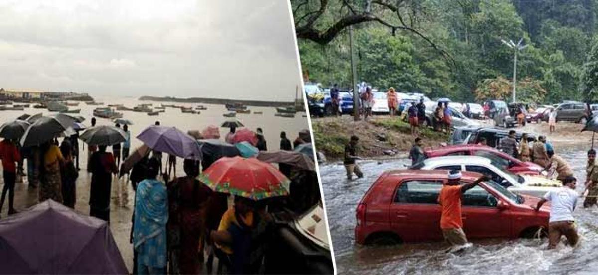 Cyclone Ockhi creates havoc in TN, Kerala