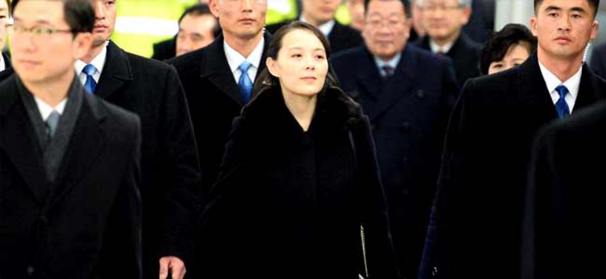 North Korean leader Kim Jong-uns sister in South Korea for Winters Olympics