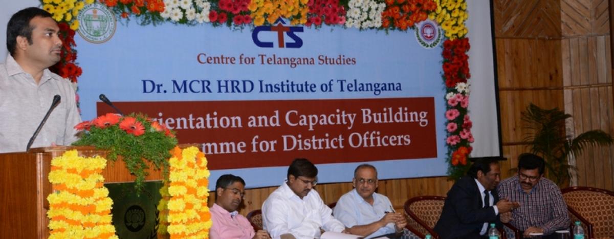 1,200 districts officers attend Telangana orientation programme