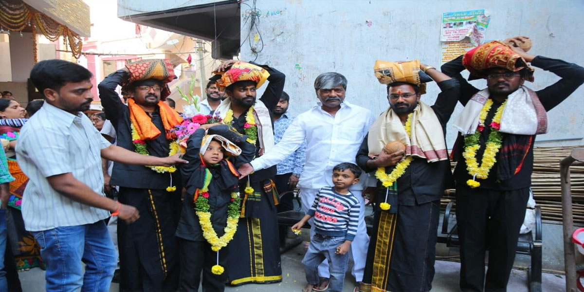 MLA T Padma Rao Goud participates in Ayyappa padi puja