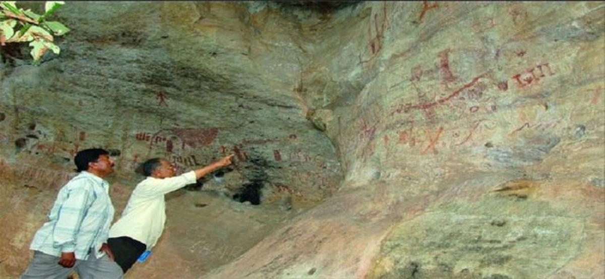 12,000-yr-old rock painting found in China