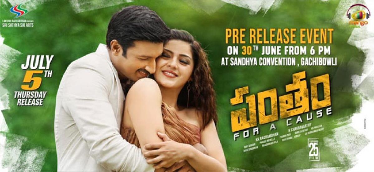 ‘Pantham’ all set to hit the screens on July 5