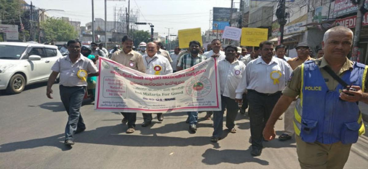 ‘Ready to beat malaria’ rally held at Fever Hospital