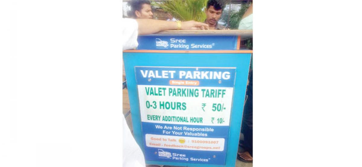 Illegal parking charges continue at Apollo Hospital