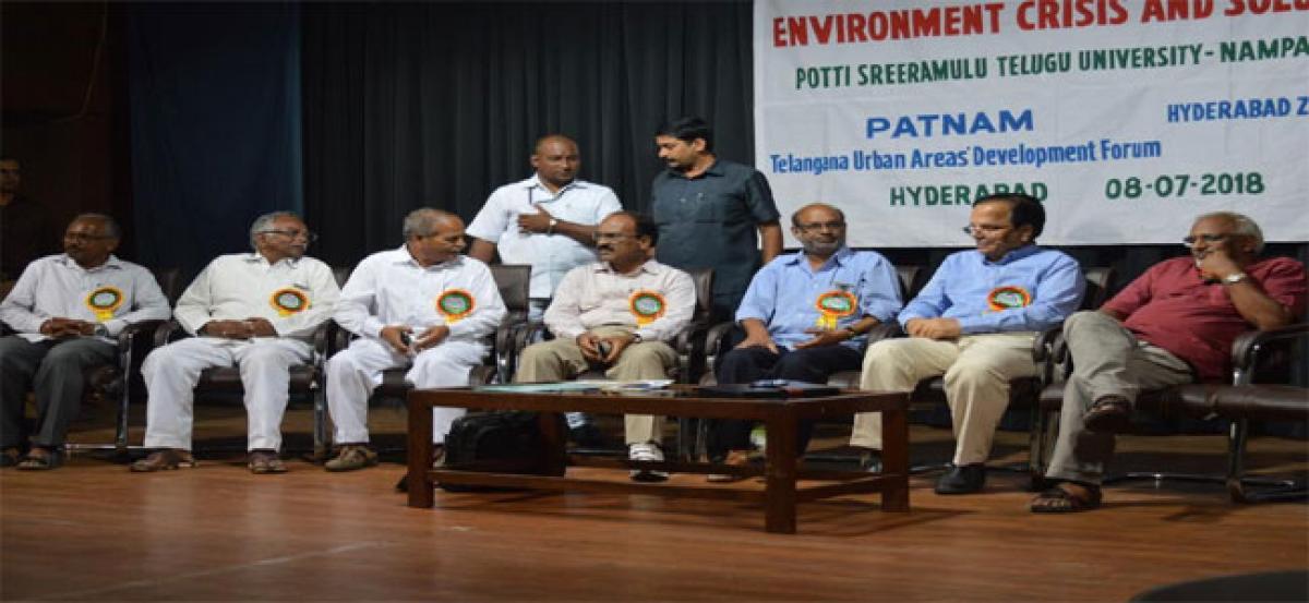 Seminar on failure of environmental movements held