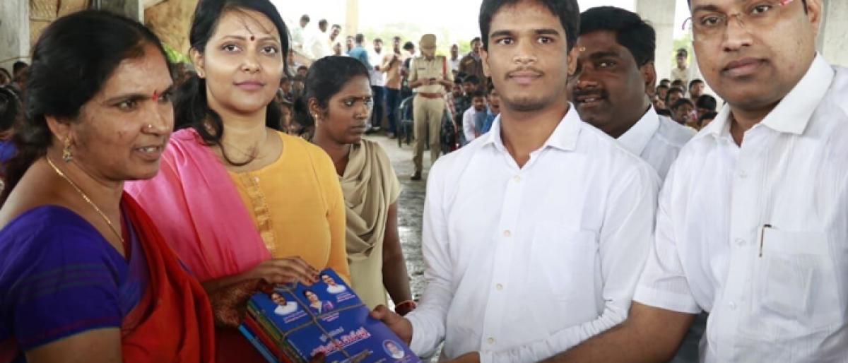 Coaching material distributed to constable aspirants in Medak