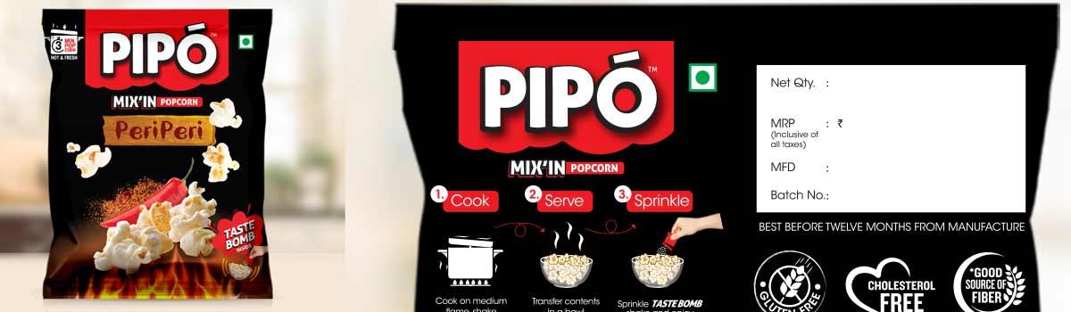 This Winter Turn On the heat with spicy Peri-Peri by PIPO popcorn