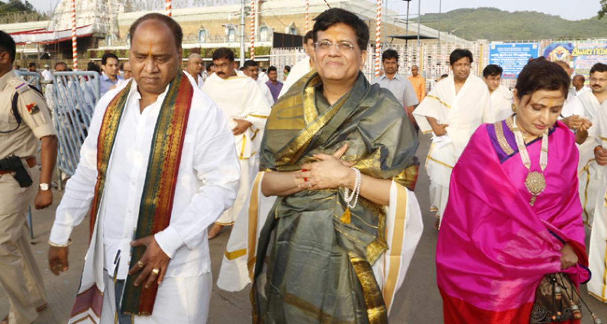 Tirumala symbol of oneness of India: Goyal