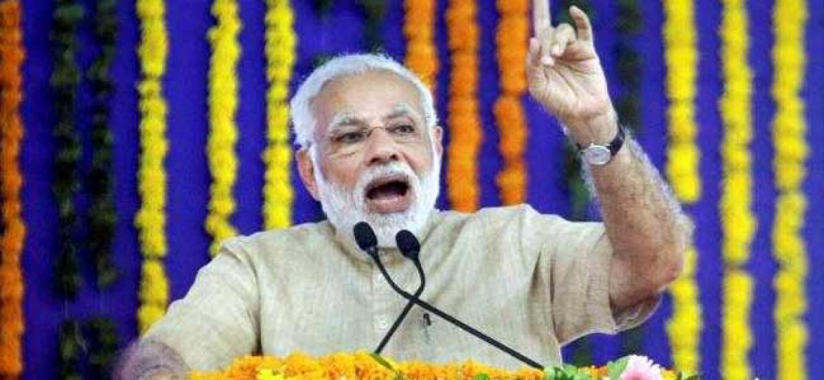 Congress doesnt believe Army about surgical strikes, celebrates release of Haifz Saeed: PM Modi