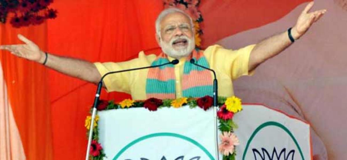 BJPs anti-corruption stand upsets Cong: PM Modi