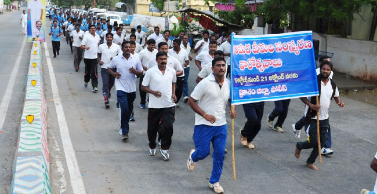 Police Martyrs’ Day marathon held