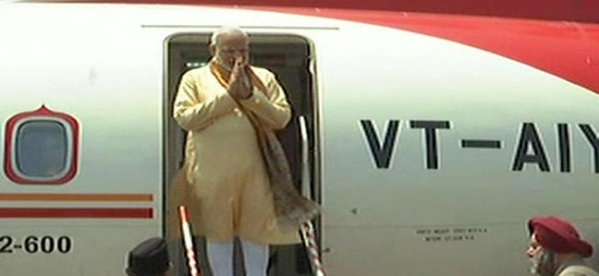 PM Modi arrives in Nepal