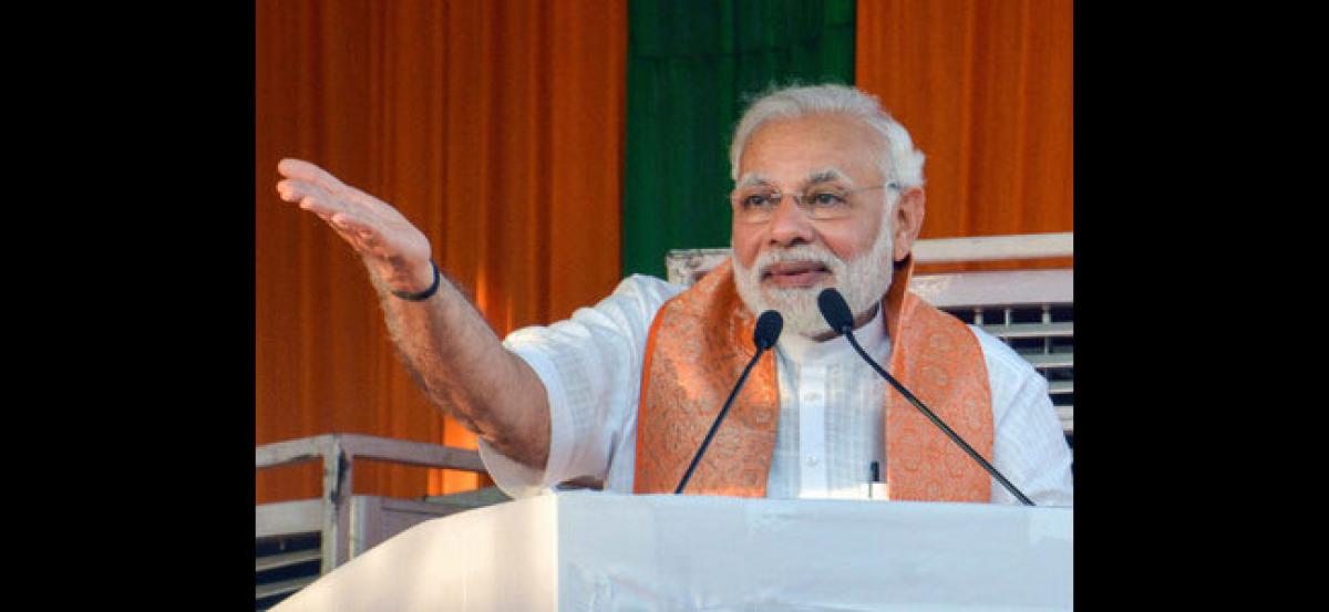 No place for dalits and backwards in heart of Congress: PM Modi