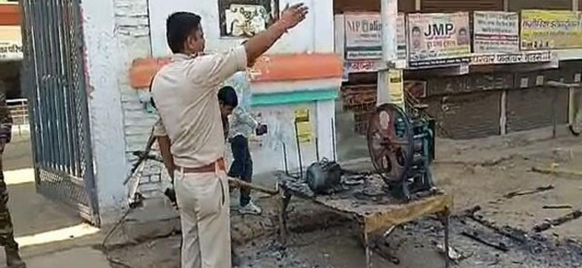 MP: Shop torched over SC/ST Act protest