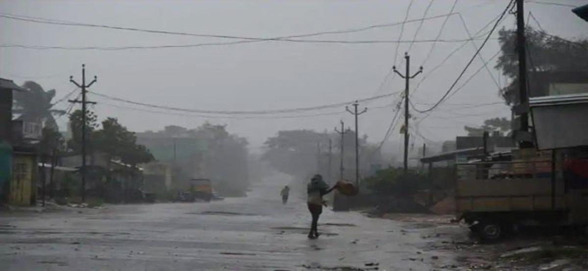 Cyclone Titli affects power supply in Telangana State