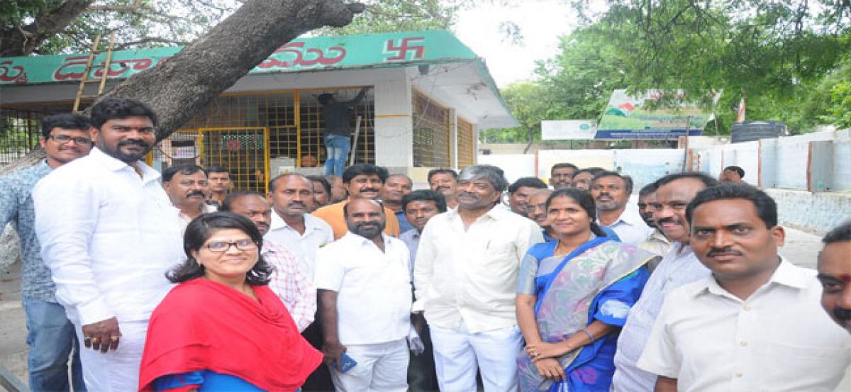 Lalapet Pochamma temple gets new entrance