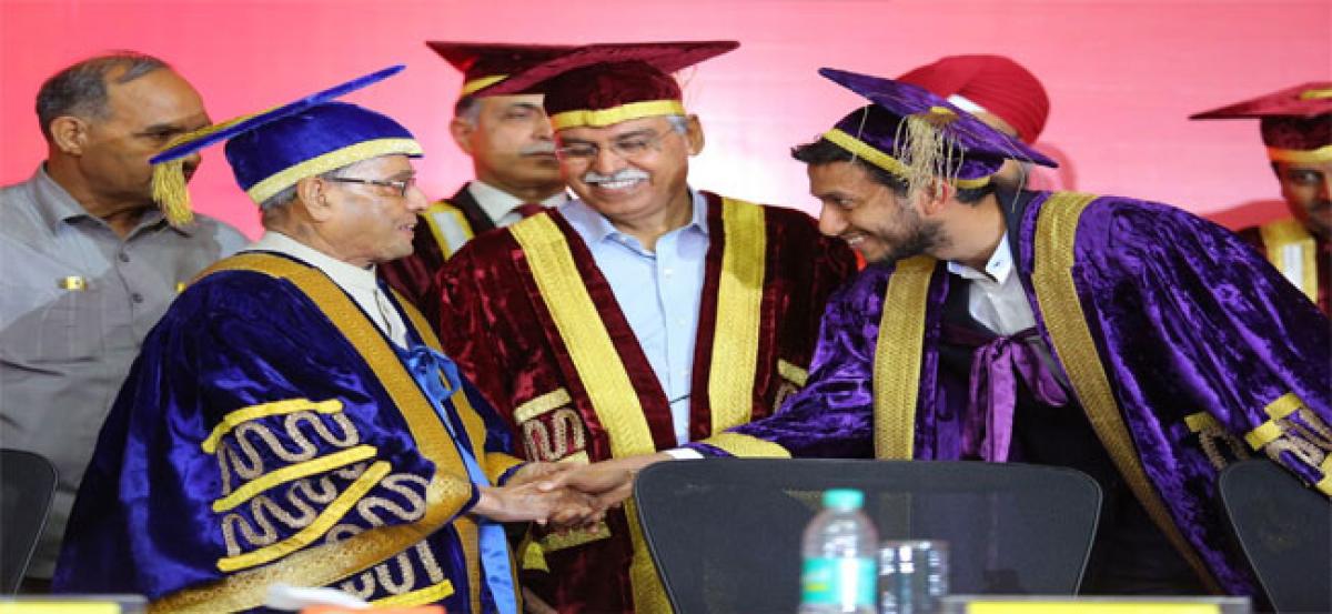 Inspire others, don’t wait to be inspired, advises former Former President Pranab Mukherjee