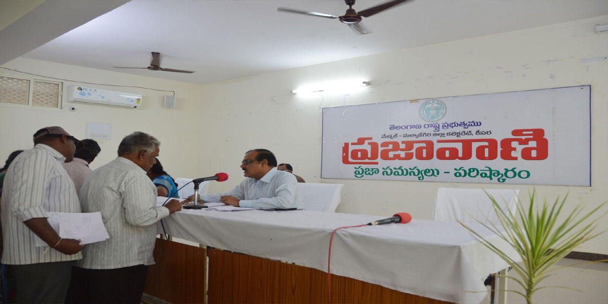 Prajawani programme conducted at Medchal