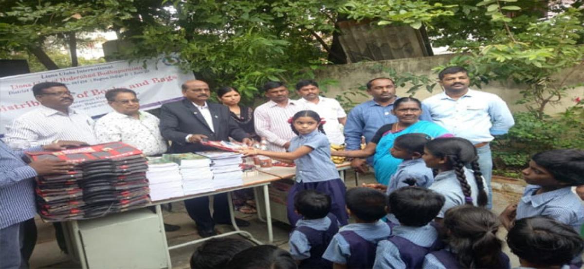 Rs 10k donated for govt school toilets renovation: Lions club of Buddapurnima