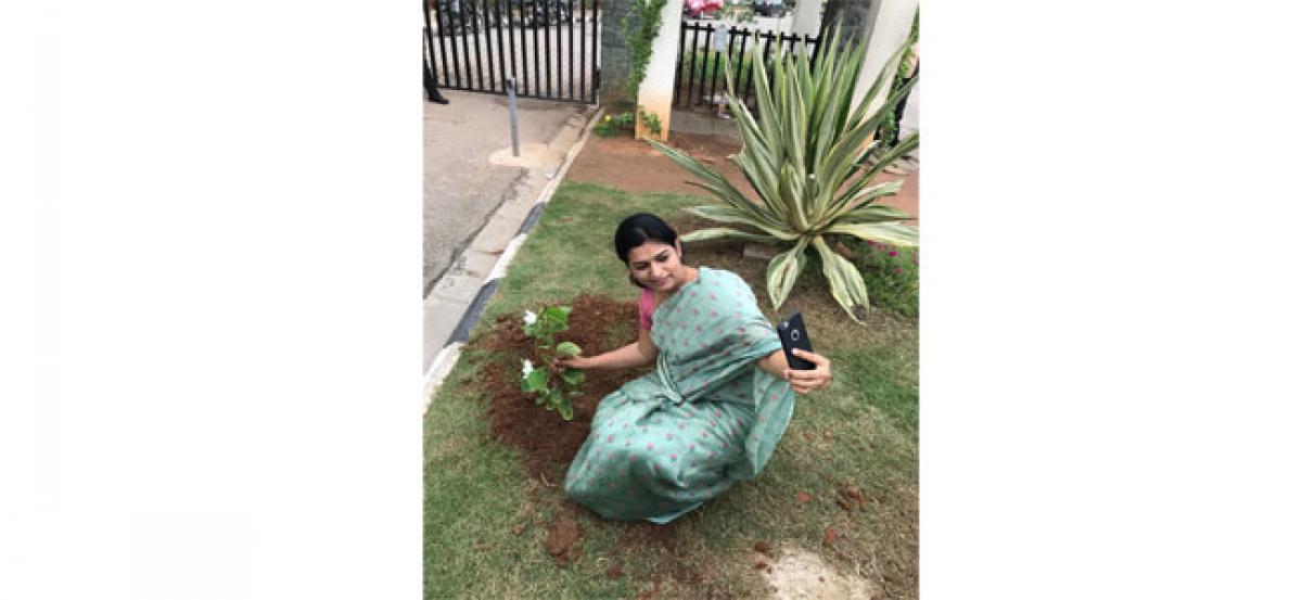 Plant three saplings challenge catches up in Medchal