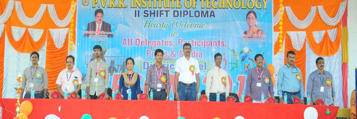 Sports meet commences at PVKK Institute of Technology