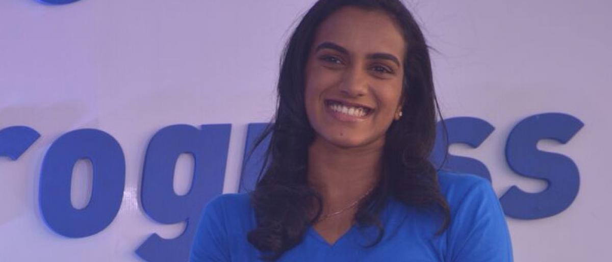 Sindhu encourage girls to follow their dreams